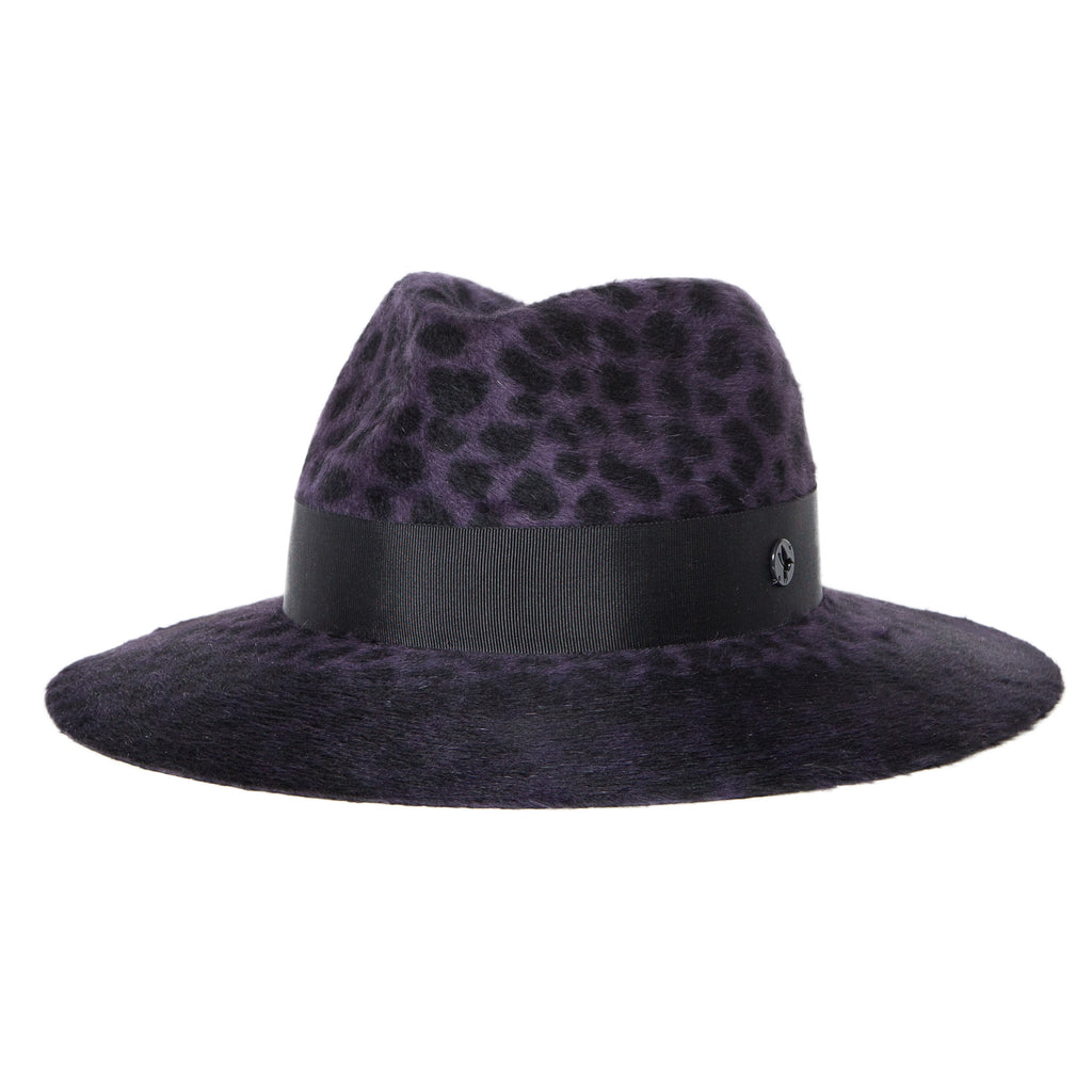 Leopard Print Fedora - Purple – byvanjajocic display picture 1