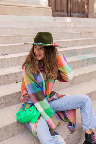 Rainbow Fedora - Green