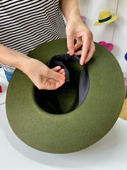 Rainbow Fedora - Green